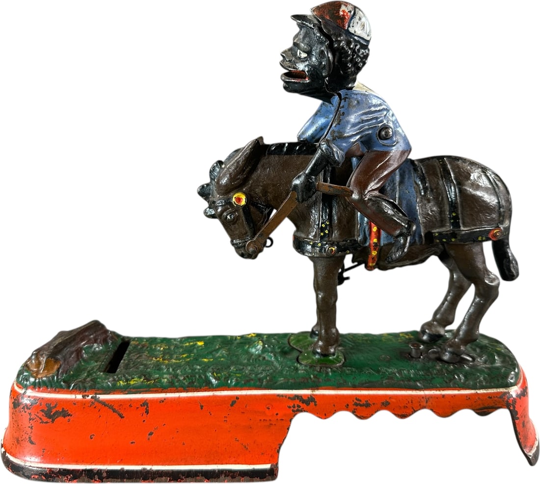 SPISE A MULE - JOCKEY OVER MECHANICAL BANK (1 of 10)
