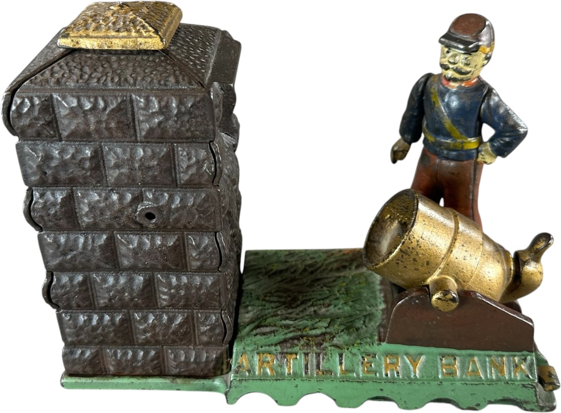 ARTILLERY BANK MECHANICAL BANK (1 of 8)