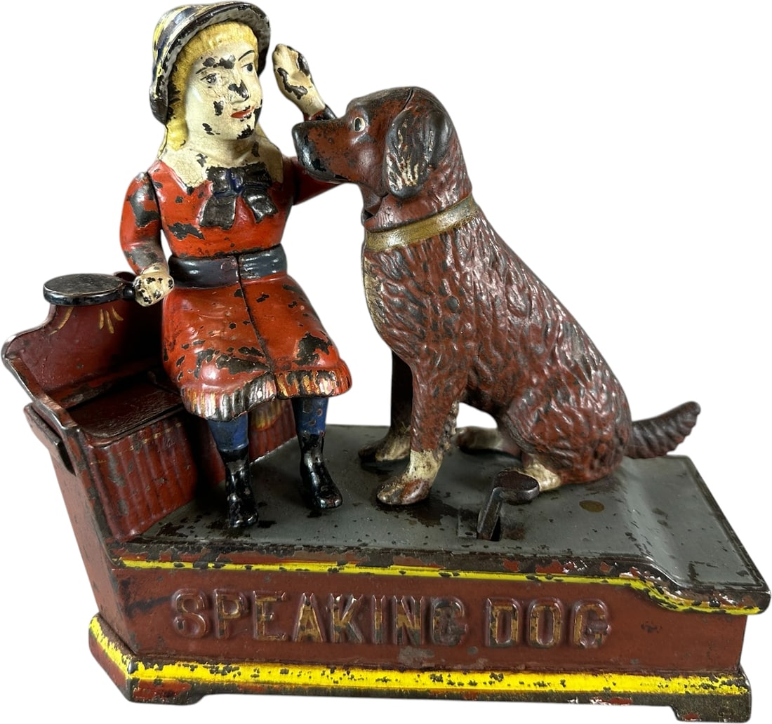 SPEAKING DOG MECHANICAL BANK (1 of 9)