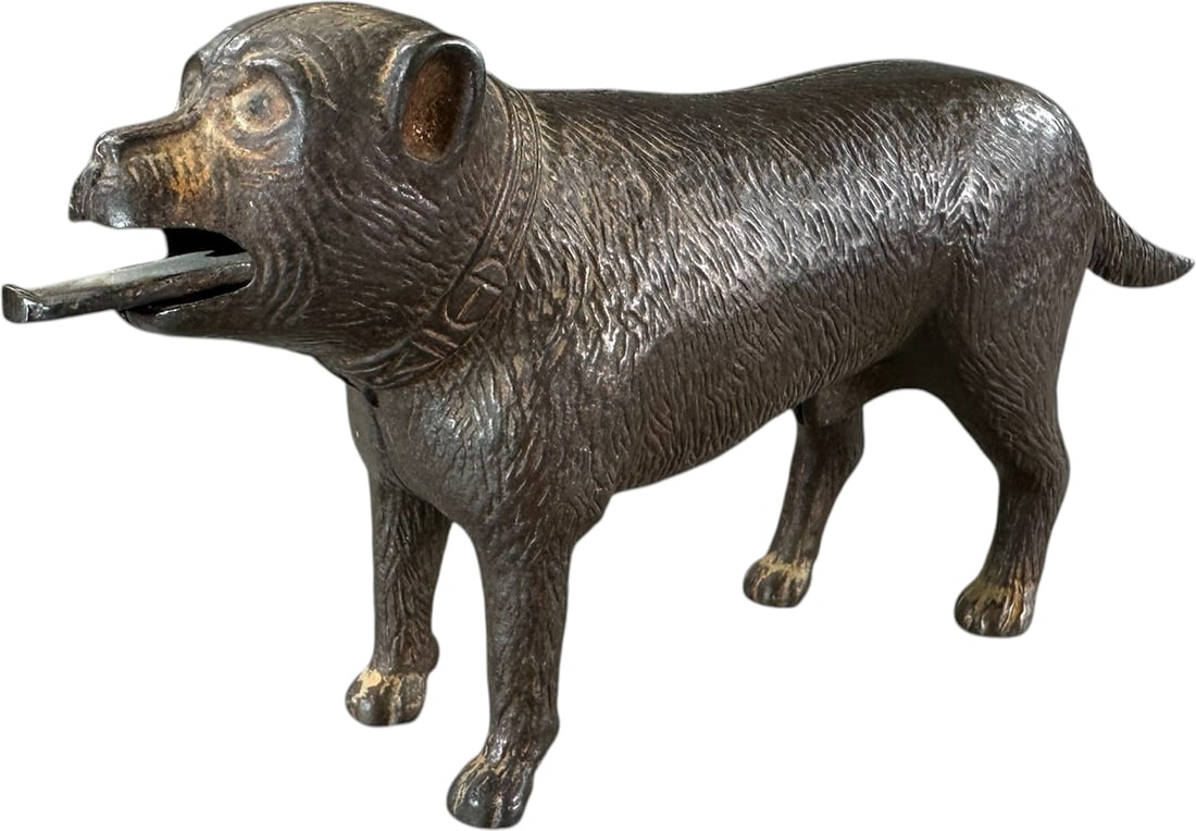 STANDING BULLDOG MECHANICAL BANK