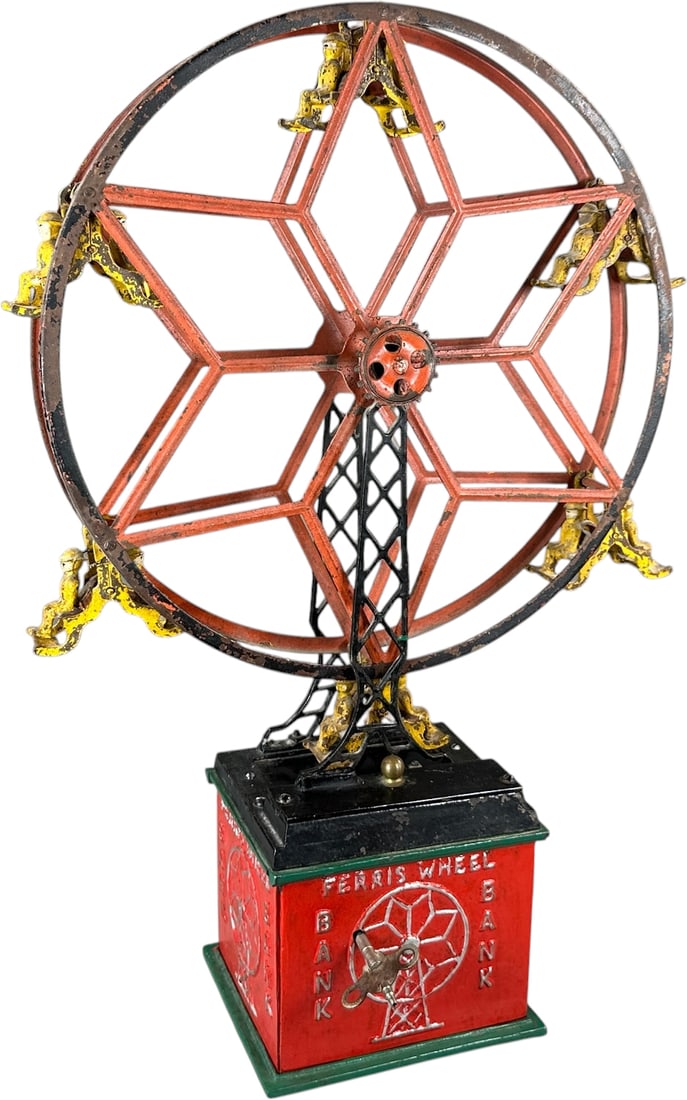 FERRIS WHEEL MECHANICAL BANK (1 of 9)