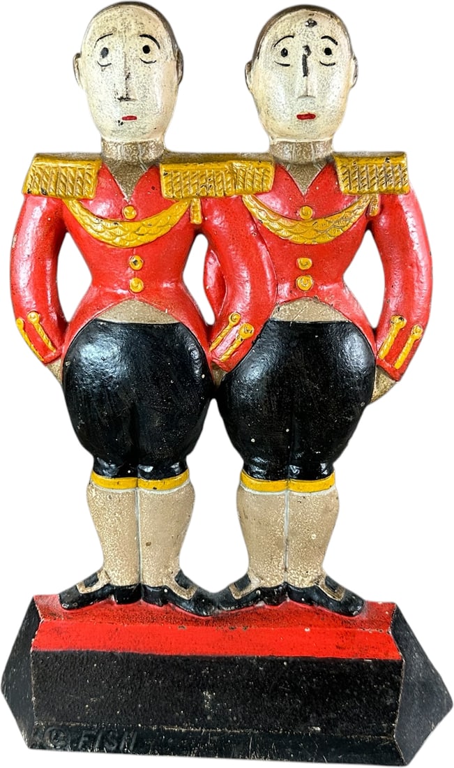 LARGE HUBLEY FOOTMEN DOORSTOP (1 of 4)