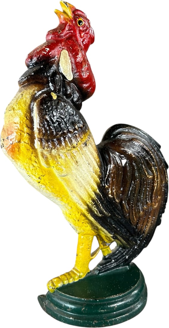 CROWING ROOSTER DOORSTOP - 2