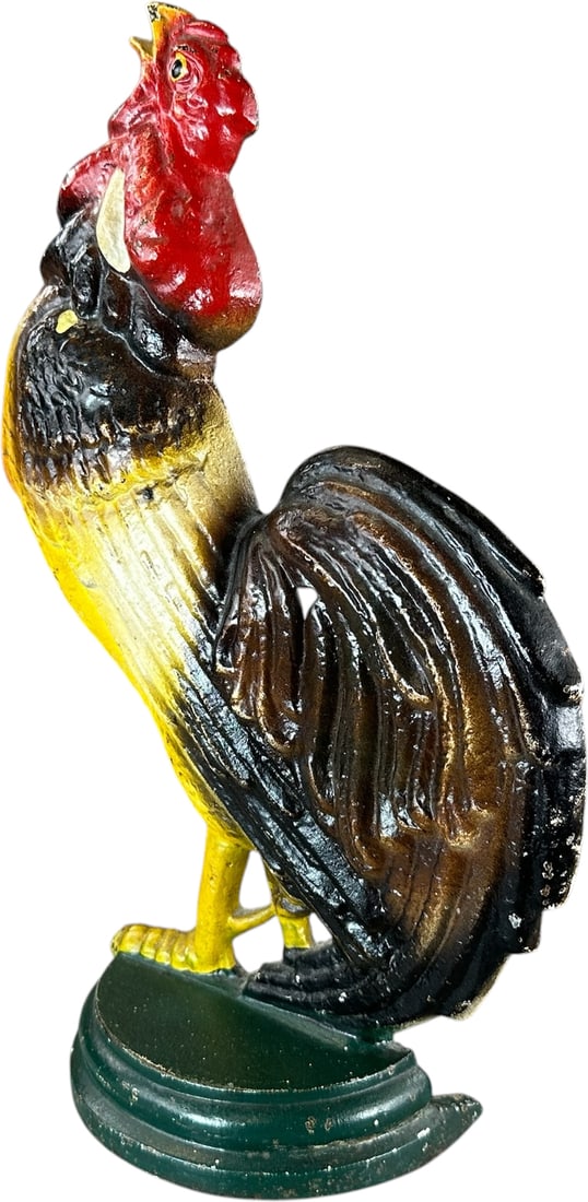 CROWING ROOSTER DOORSTOP - 3
