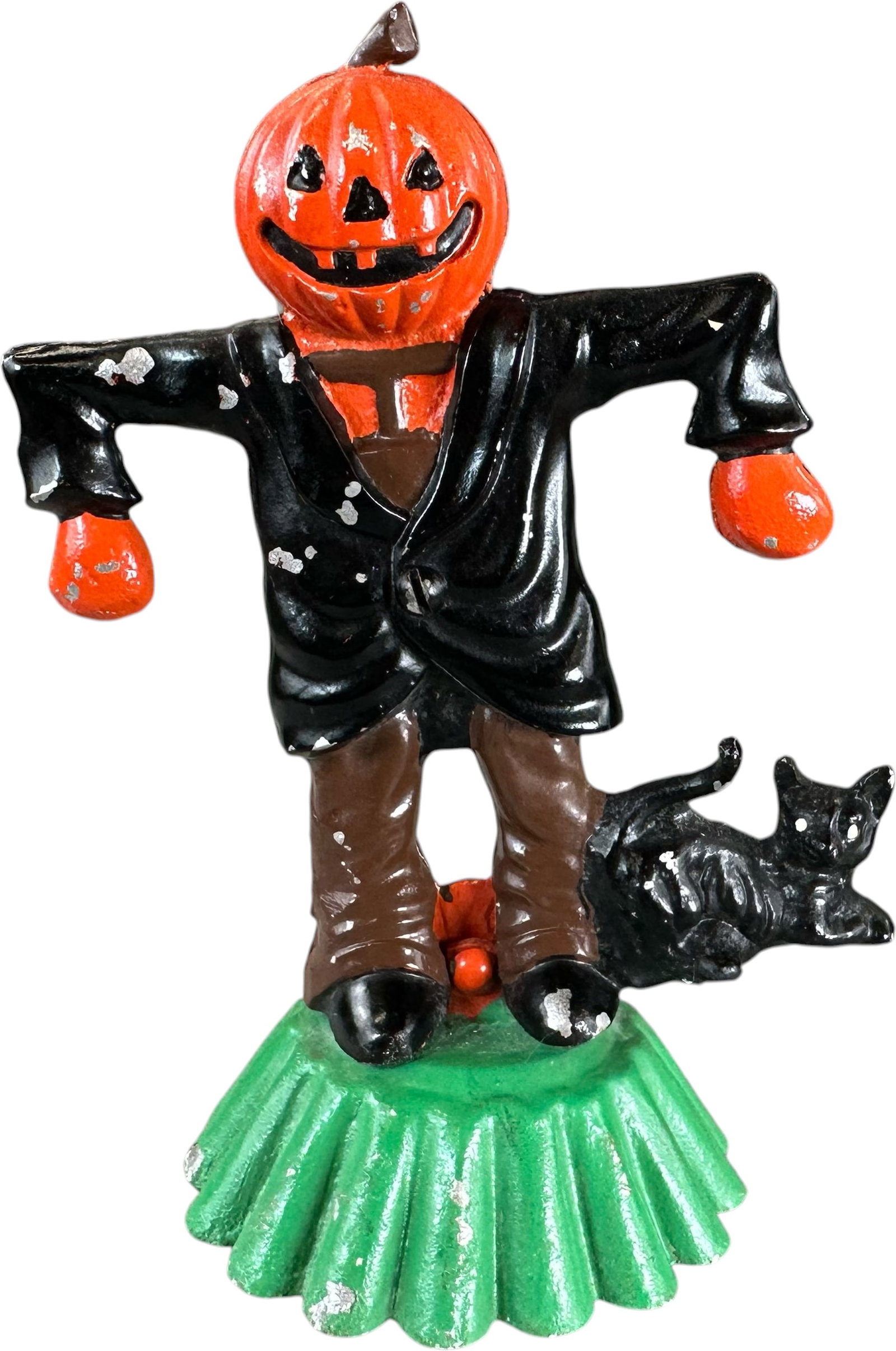 REYNOLDS SPOOK MECHANICAL BANK: 182. REYNOLDS SPOOK MECHANICAL BANK | Catalogue # 21-M, 1974, Edition of 10. Ex: Max Berry Collection. | 6.5" h. | (Excellent Condition) | $300 - $600