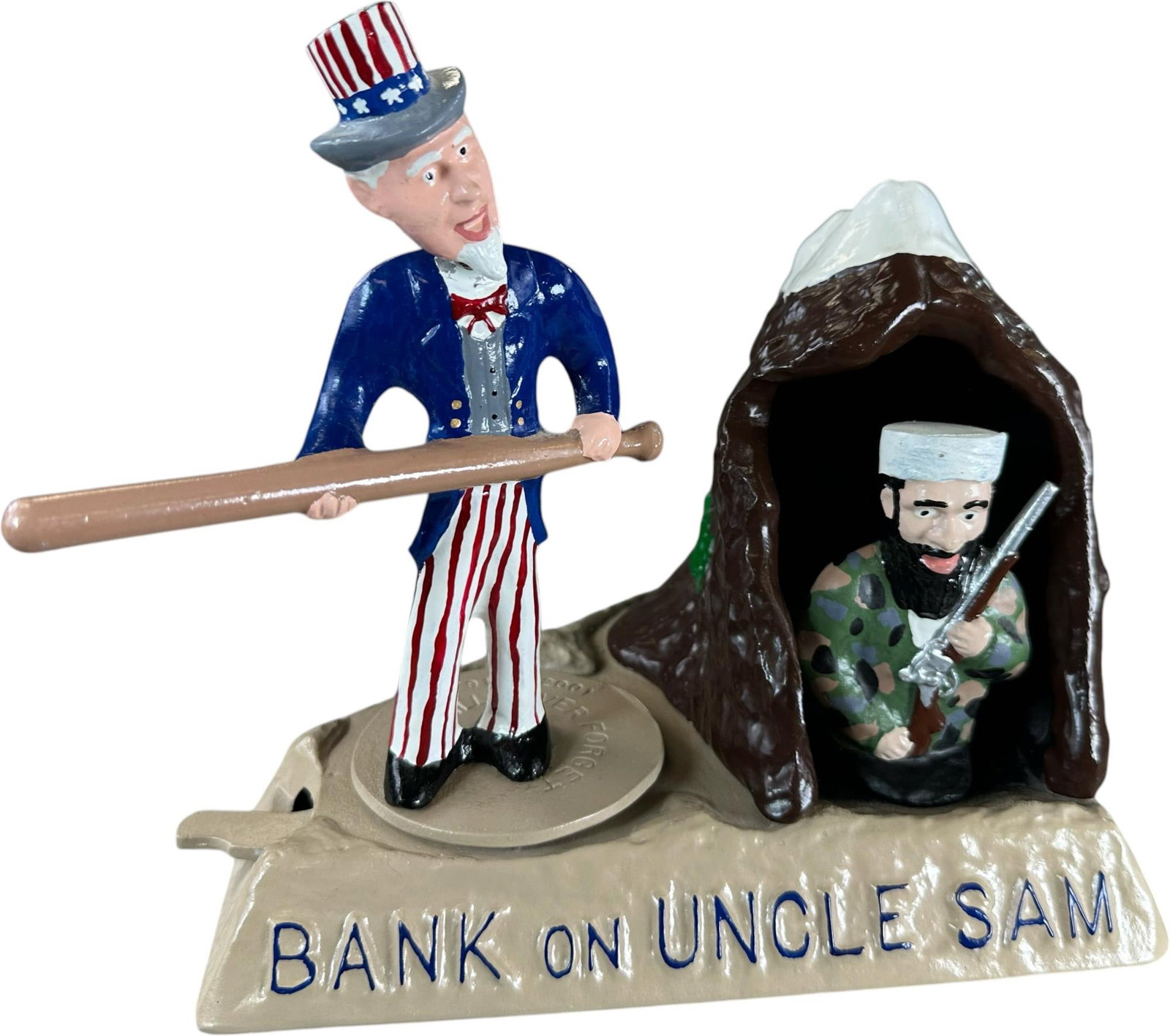 REYNOLDS BANK ON UNCLE SAM MECHANICAL BANK (1 of 7)