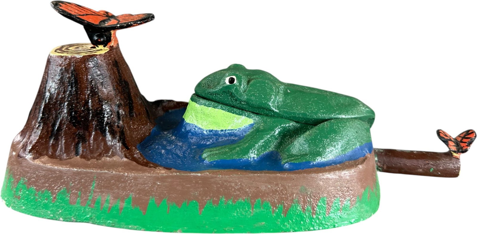 REYNOLDS FROG & THE FLY MECHANICAL BANK (1 of 7)