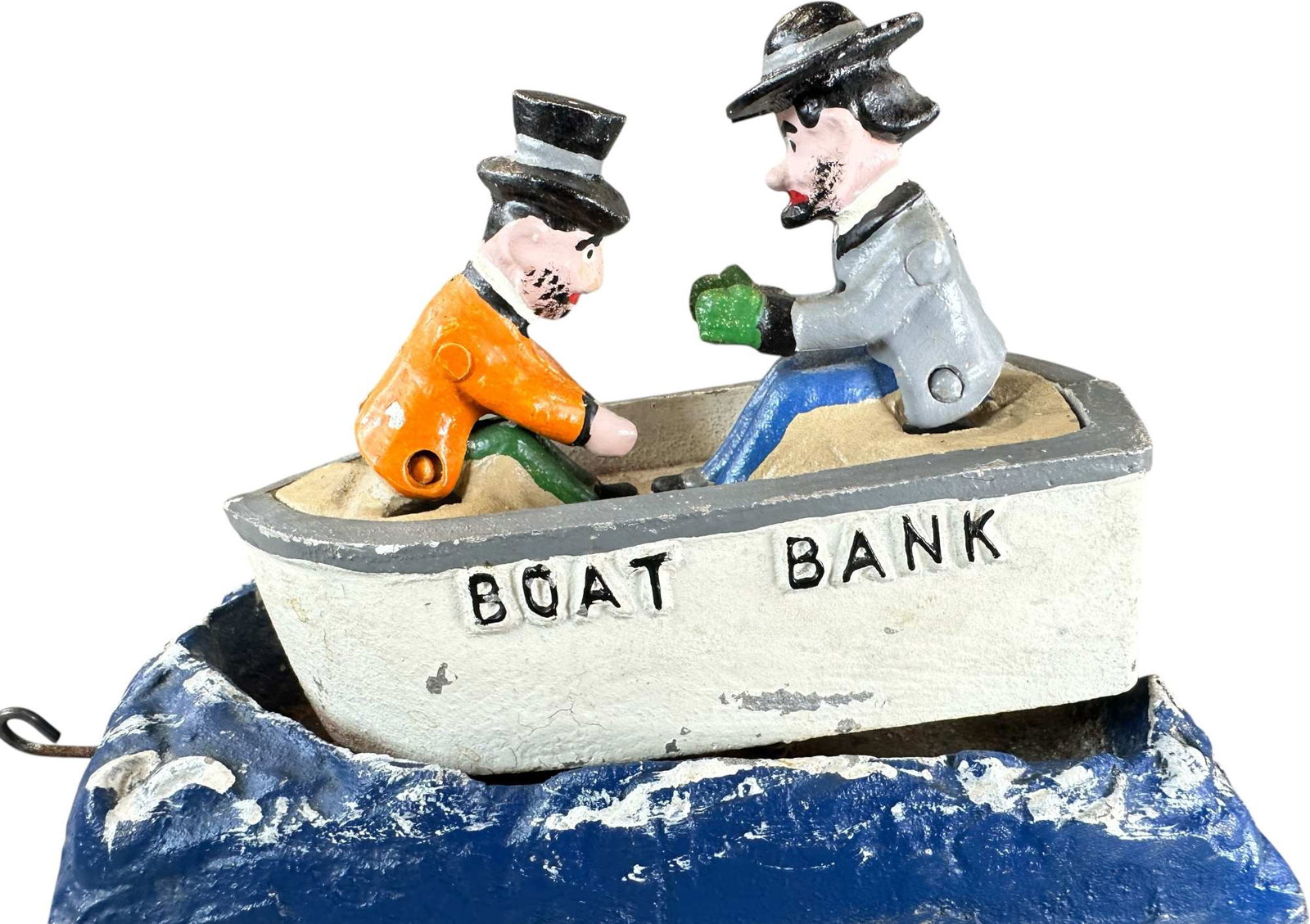 REYNOLDS BOAT MECHANICAL BANK (1 of 7)