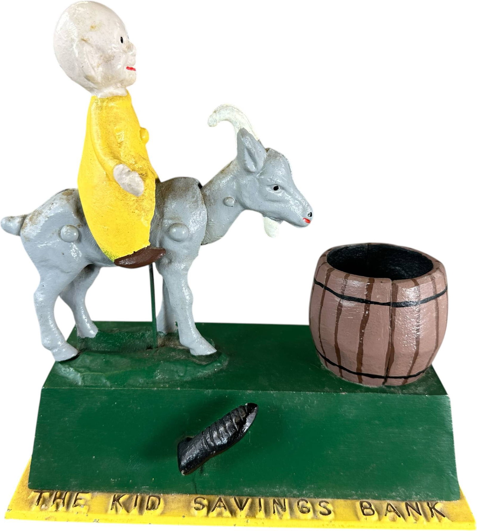 REYNOLDS KID SAVINGS MECHANICAL BANK (1 of 7)