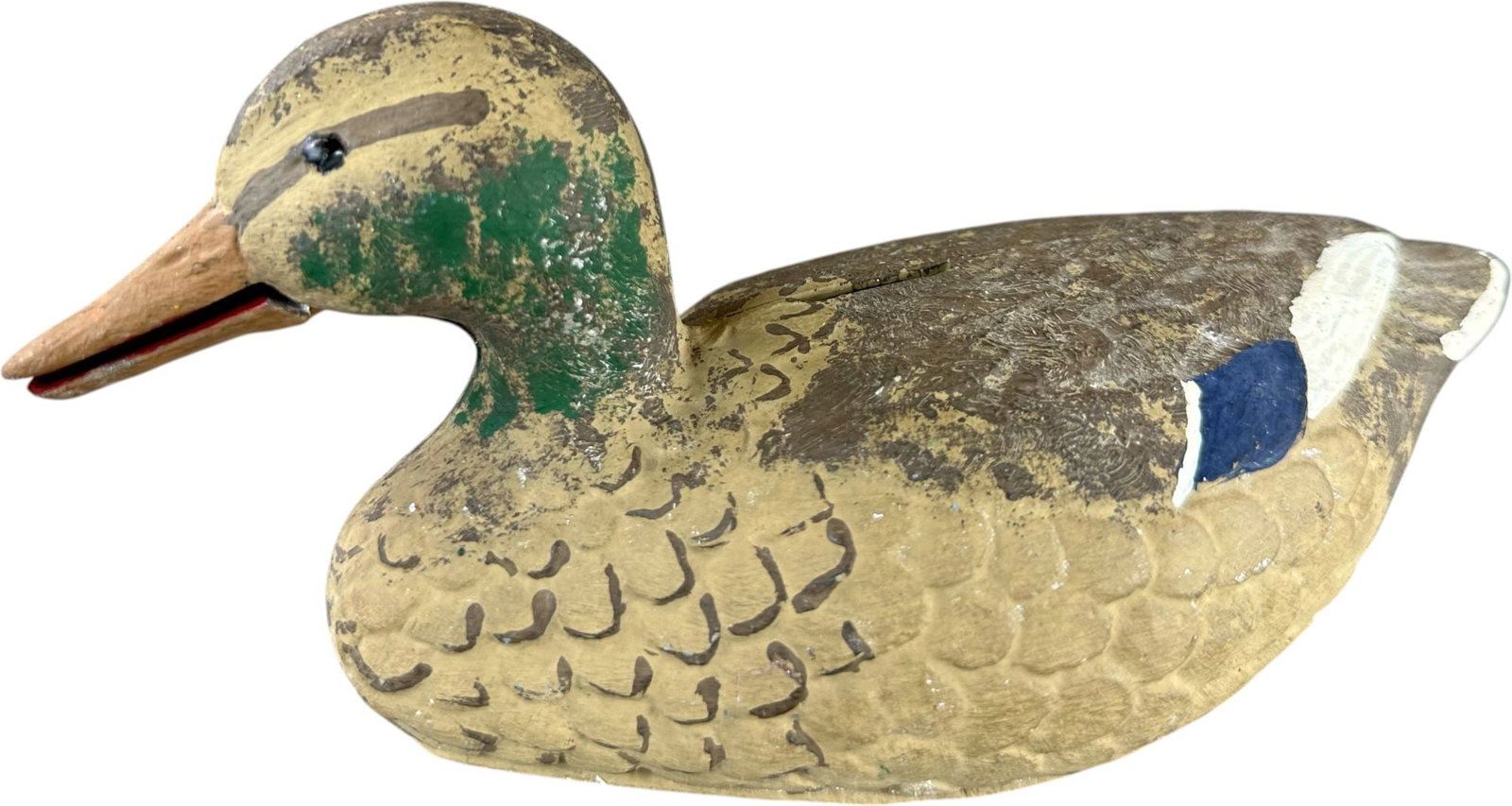 REYNOLDS DECOY HEN MECHANICAL BANK: 242. REYNOLDS DECOY HEN MECHANICAL BANK | Catalogue # 23-M, 1974, Edition of 10. Ex: Max Berry Collection. | 8" l. | (Excellent Condition) | $300 - $500