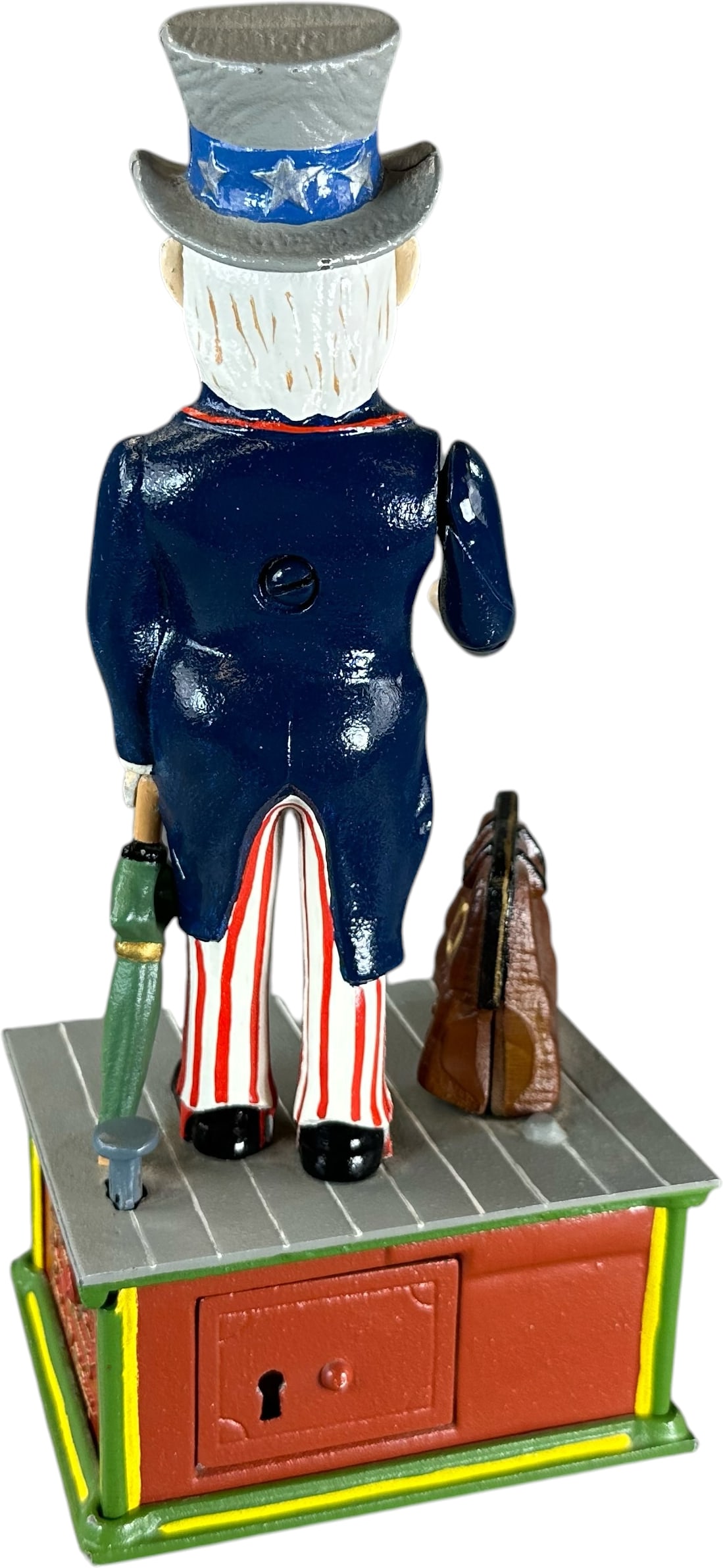 SMALL UNCLE SAM MECHANICAL BANK - 4