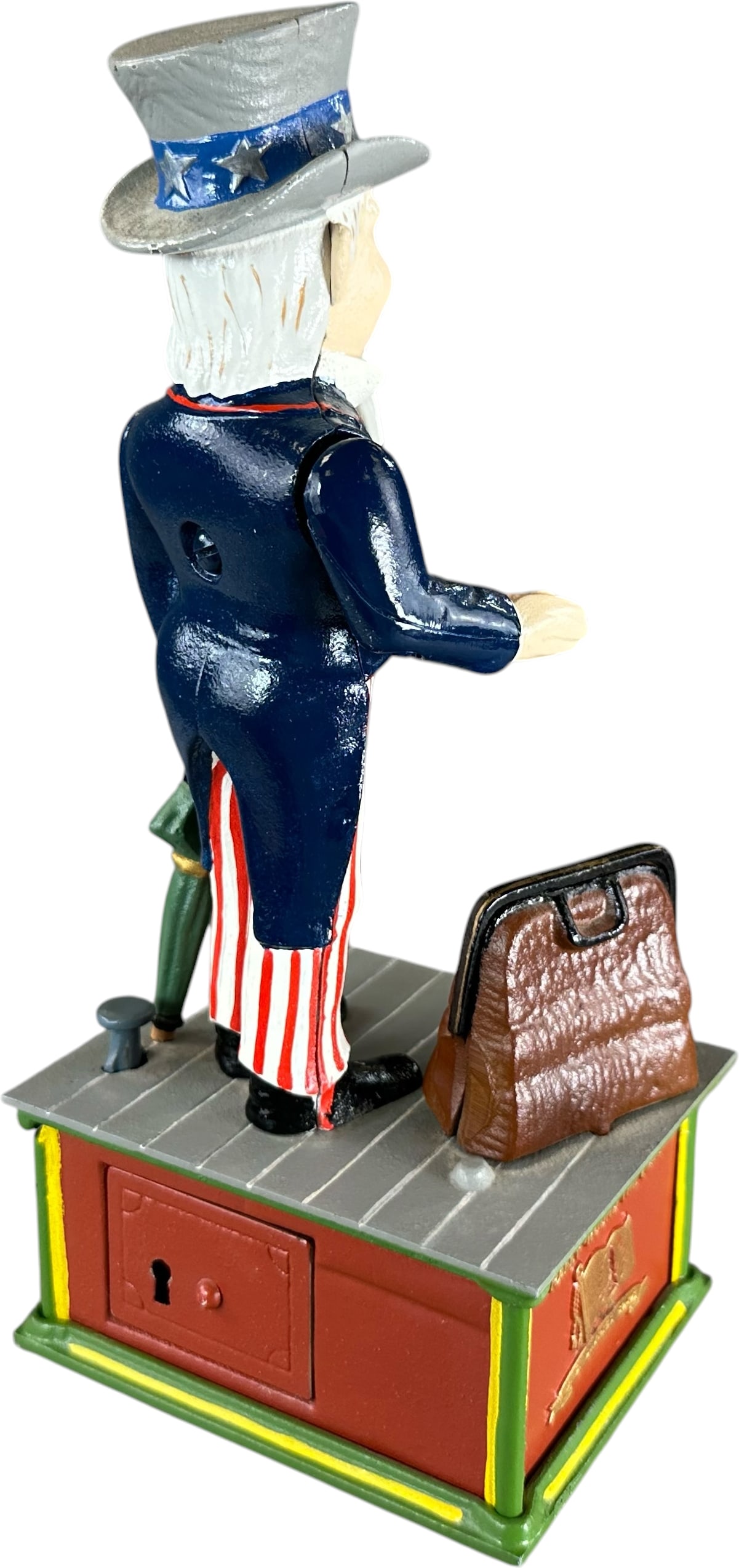 SMALL UNCLE SAM MECHANICAL BANK - 5
