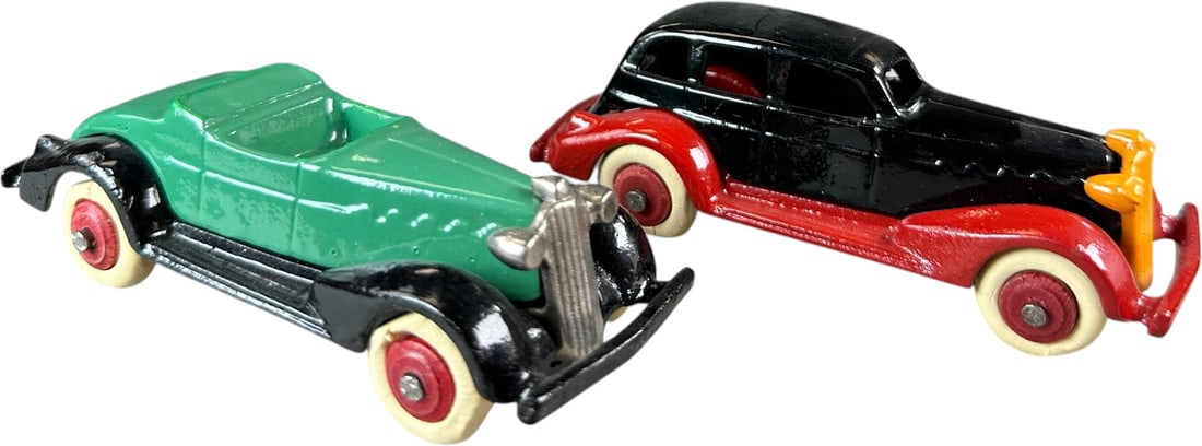 DENT LASALLE SEDAN & ROADSTER AUTOS: 274. DENT LASALLE SEDAN & ROADSTER AUTOS | Provenance: Ira Bernstein Collection. | 4.5" l. | Some very miniscule spot touch-ups to chipped edge areas, otherwise exceptional, (Pristine Condition) |