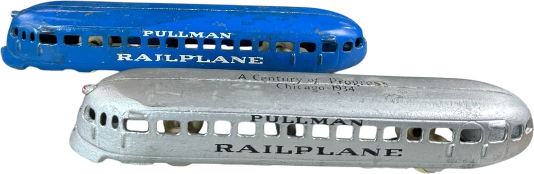 TWO ARCADE PULLMAN RAILPLANES - 2