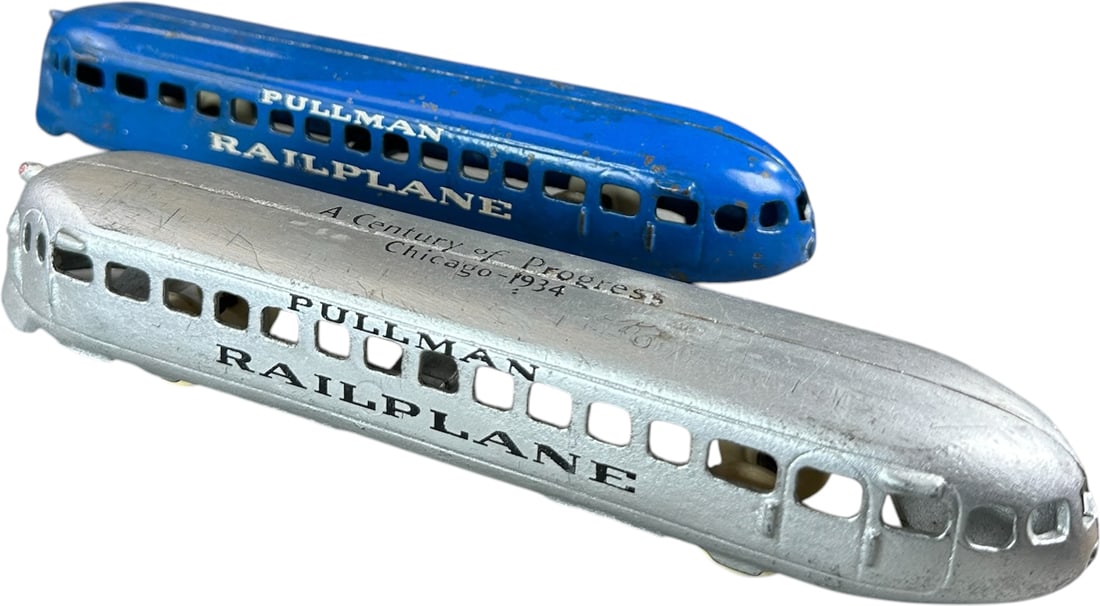 TWO ARCADE PULLMAN RAILPLANES - 3