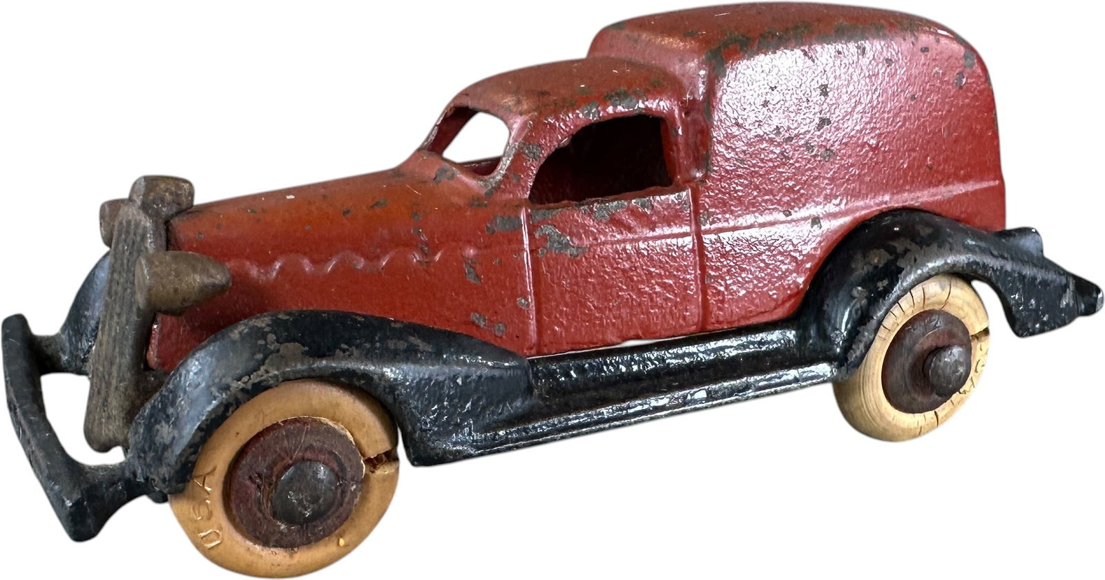 DENT 1934 LASALLE PANEL VAN: 348. DENT 1934 LASALLE PANEL VAN | Ex: Tony Lasala Collection. | 4" l. | (Very Good to Excellent Condition) | $200 - $400
