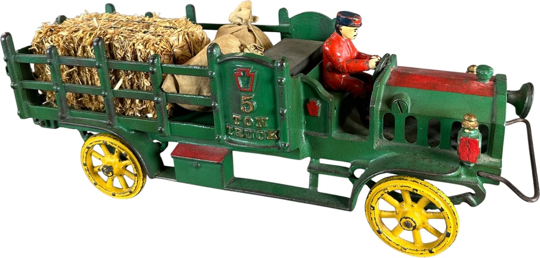 LARGE HUBLEY 5 TON STAKE TRUCK (1 of 11)