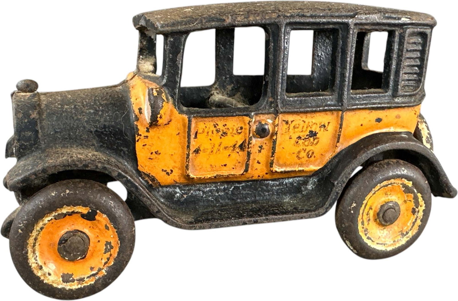 ARCADE YELLOW CAB TAXI: 408. ARCADE YELLOW CAB TAXI | Ex: Tony Lasala Collection. | 5" l. | (Very Good Condition) | $150 - $300