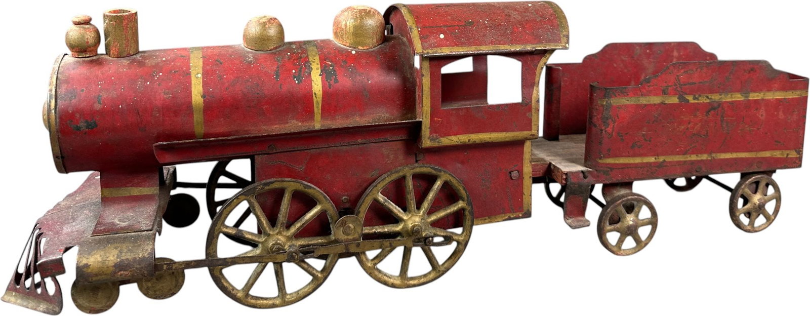 SCHIEBLE HILLCLIMBER LOCOMOTIVE & TENDER: 480. SCHIEBLE HILLCLIMBER LOCOMOTIVE & TENDER | 12.5" l. | (Very Good Condition) | $200 - $300