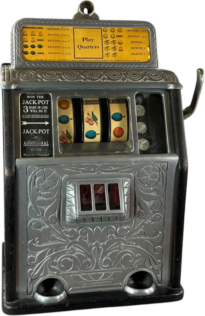 CAILLE 25C SUPERIOR BELL SLOT MACHINE (1 of 7)