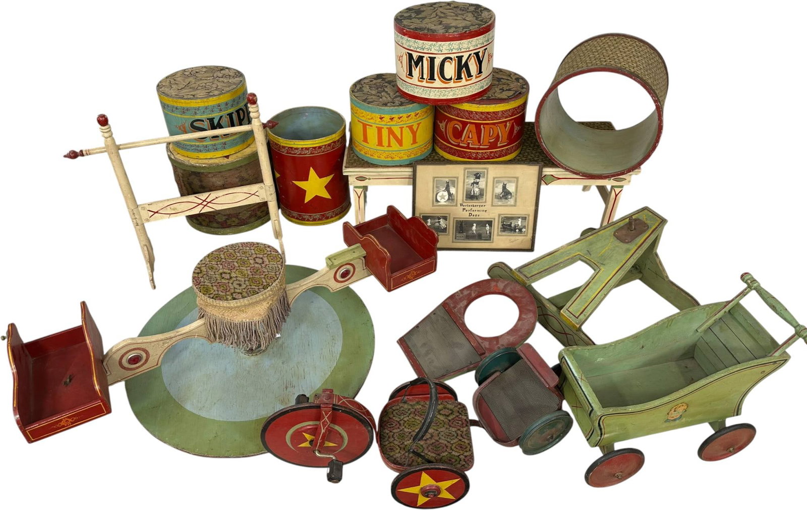 COMPLETE PERFORMING DOG CIRCUS PROP SET - 2