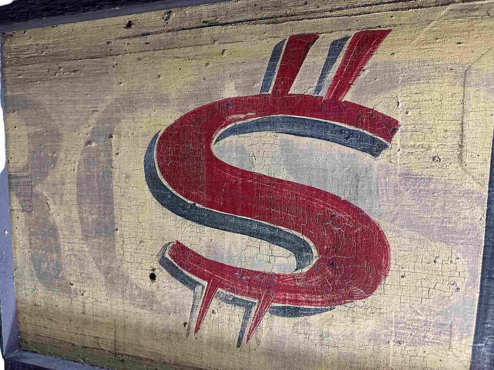 LARGE WOODEN STOREFRONT SIGN - 3