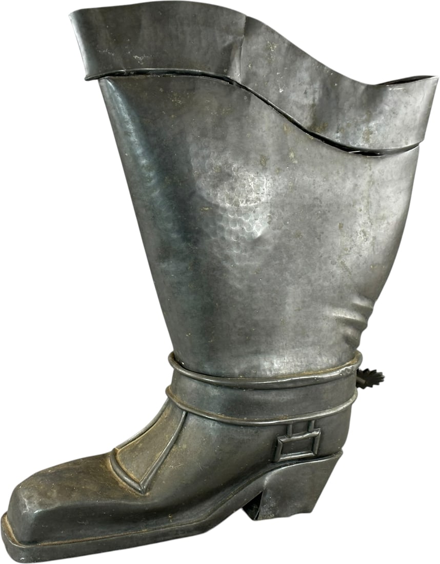 LARGE METAL COWBOY BOOT TRADE STIMULATOR (1 of 9)