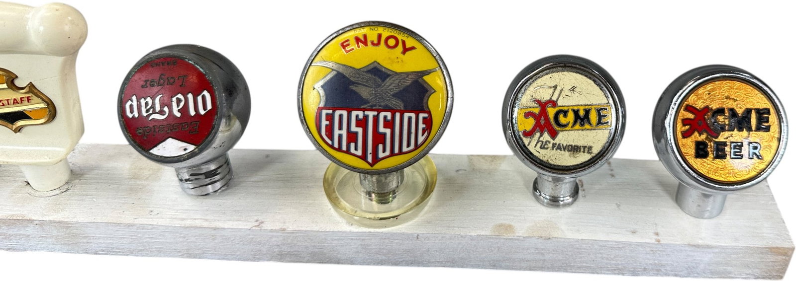 TWELVE ASSORTED BEER TAP KNOBS - 4