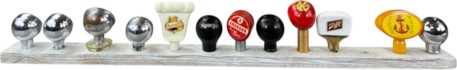 TWELVE ASSORTED BEER TAP KNOBS - 5