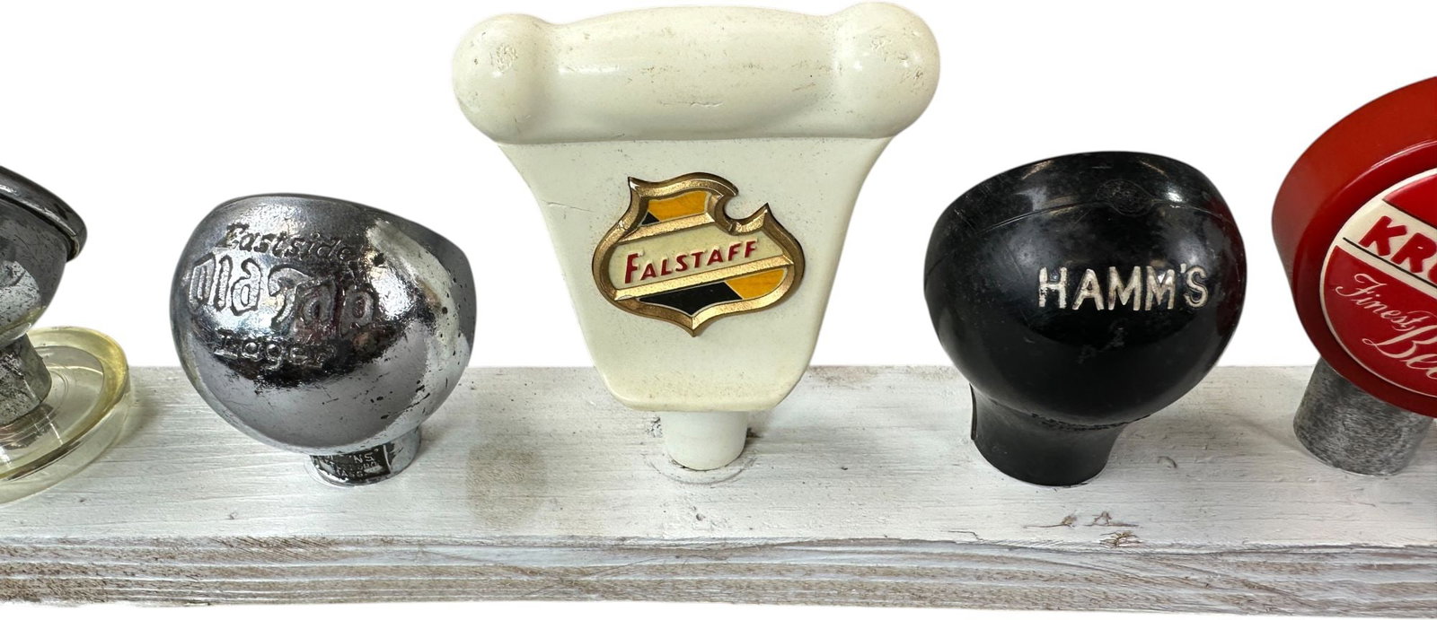 TWELVE ASSORTED BEER TAP KNOBS - 6