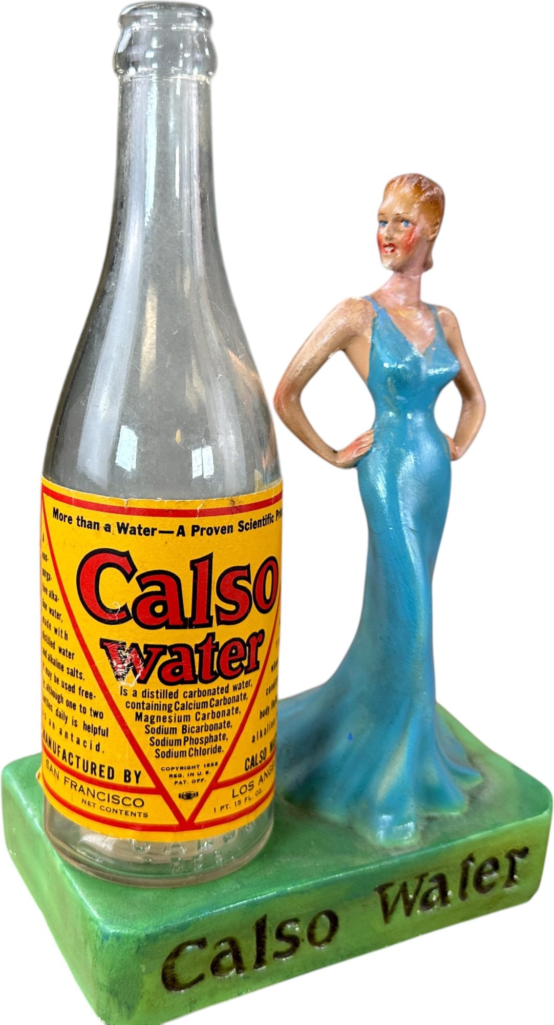 CALSO WATER: 89. CALSO WATER | 11.5" h. | (Excellent Condition) | $400 - $600