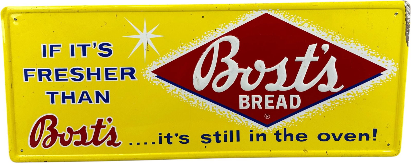 BOSTS TIN BREAD SIGN (1 of 4)
