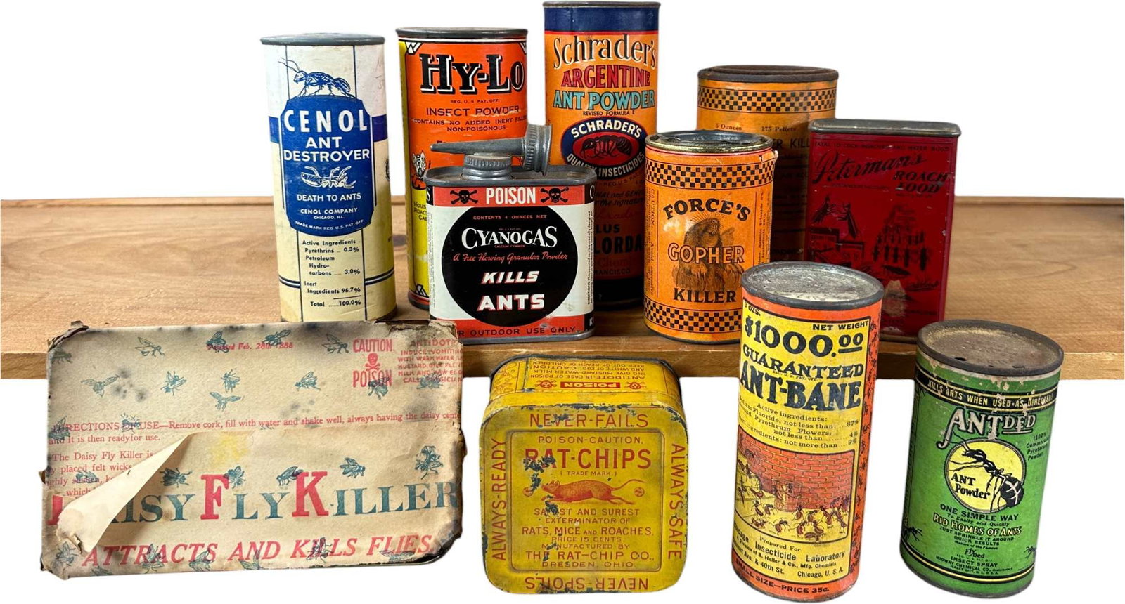 VINTAGE INSECT & PEST CONTROL TINS (1 of 3)