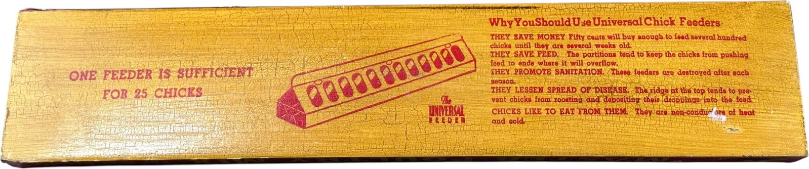 UNIVERSAL TIN CHICK FEEDER - 8