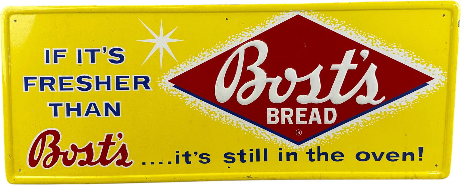 BOSTS TIN BREAD SIGN (1 of 4)