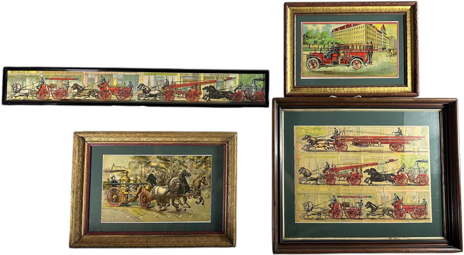 FOUR FIRE-THEMED FRAMED PUZZLES (1 of 5)