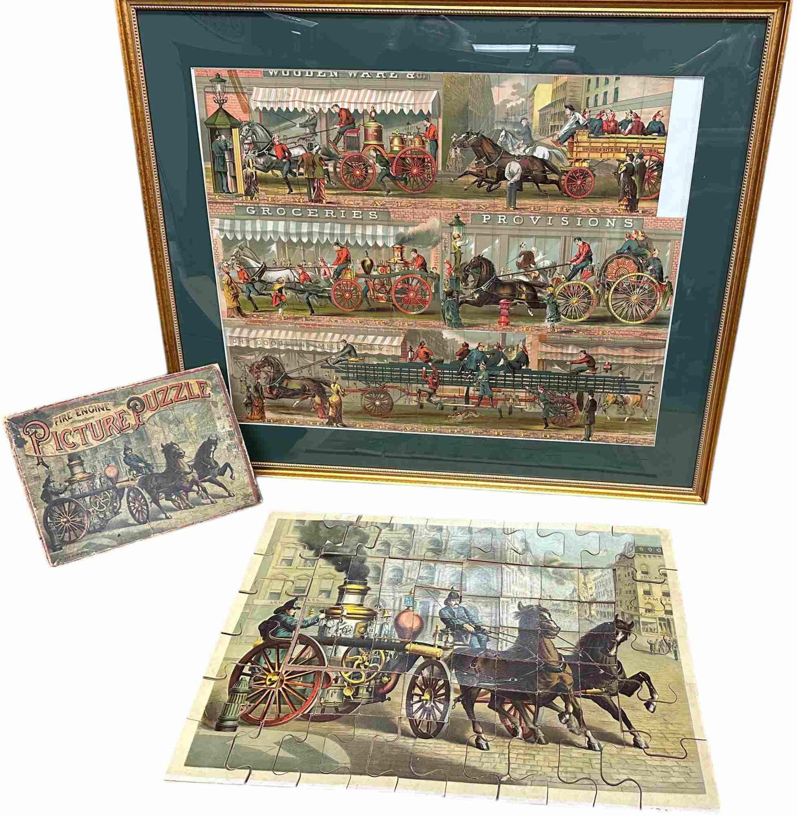 TWO FIRE APPARATUS PUZZLES (1 of 6)