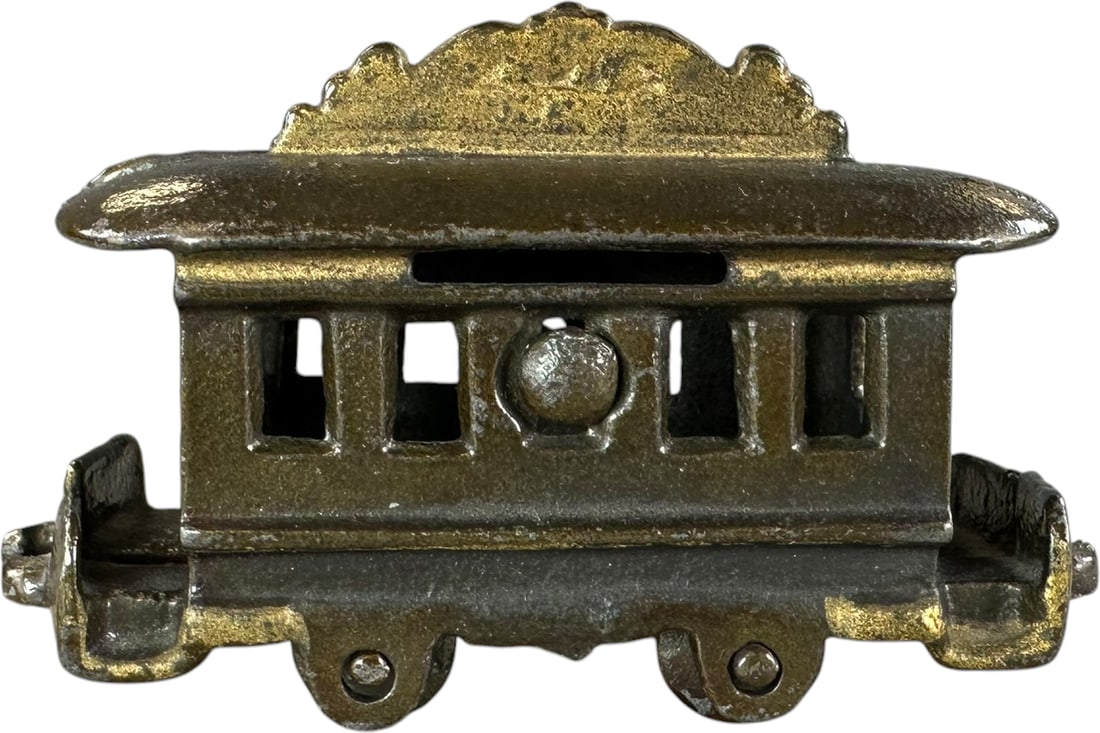 GREY IRON CO. TROLLEY CAR STILL BANK (1 of 5)
