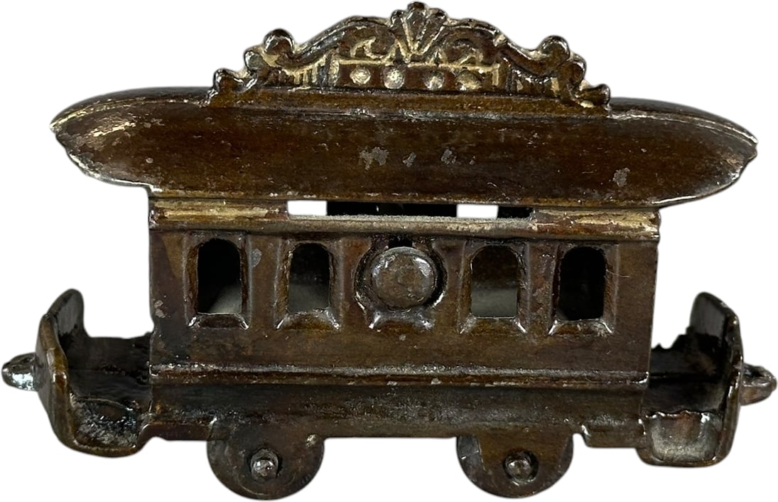 GREY IRON CO. TROLLEY CAR STILL BANK (1 of 5)