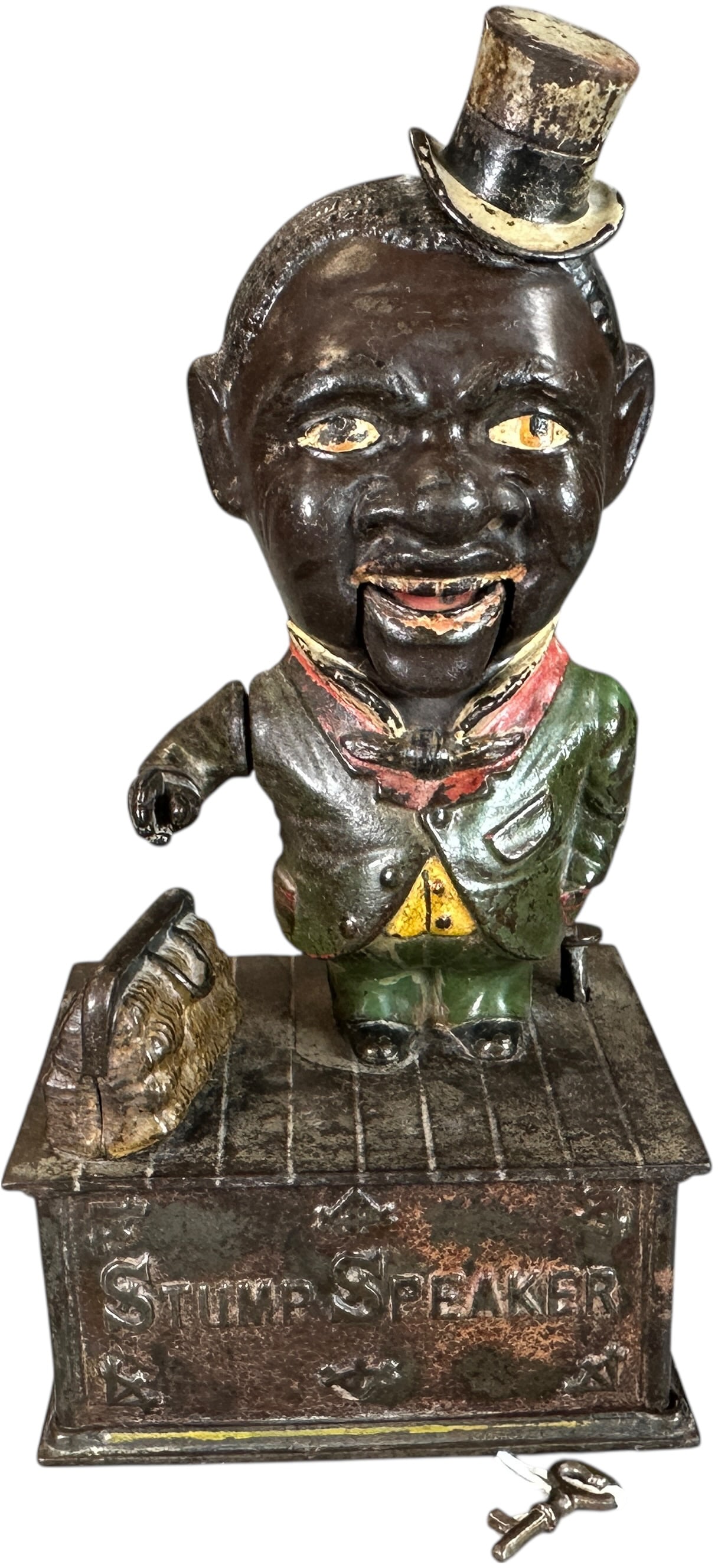 STUMP SPEAKER MECHANICAL BANK (1 of 9)
