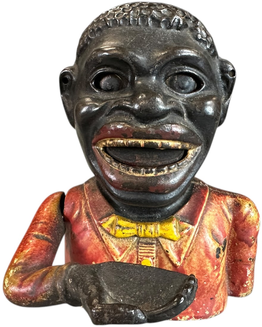 HAPPY MAN MECHANICAL BANK - STRAIGHT LETTERS (1 of 4)