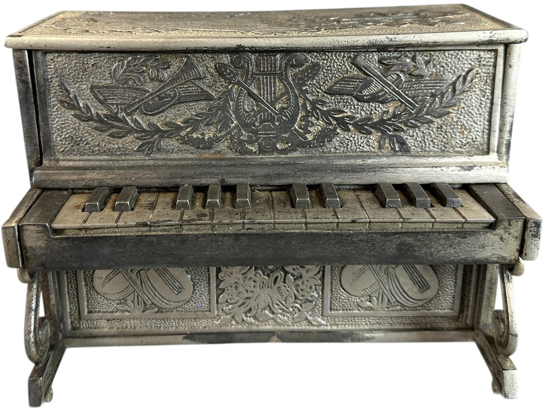 MUSICAL PIANO MECHANICAL BANK (1 of 7)