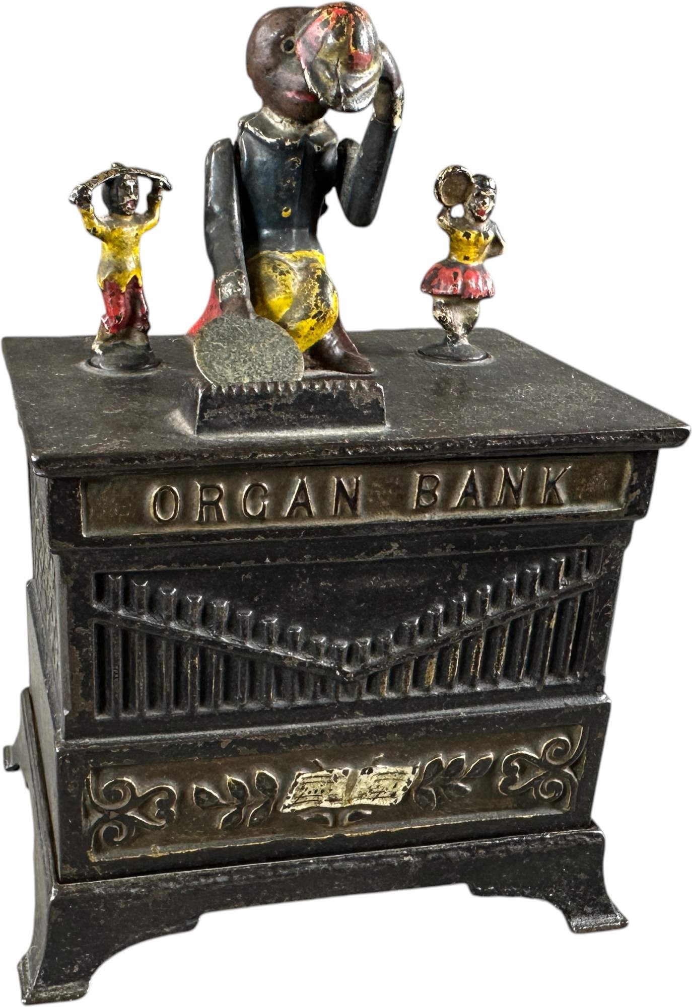 ORGAN MECHANICAL BANK - BOY & GIRL (1 of 8)
