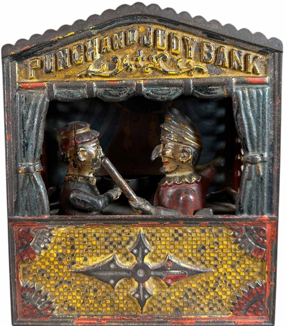 PUNCH AND JUDY MECHANICAL BANK (1 of 6)