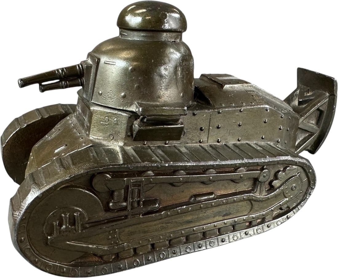 GERMAN TANK SPELTER BANK (1 of 10)