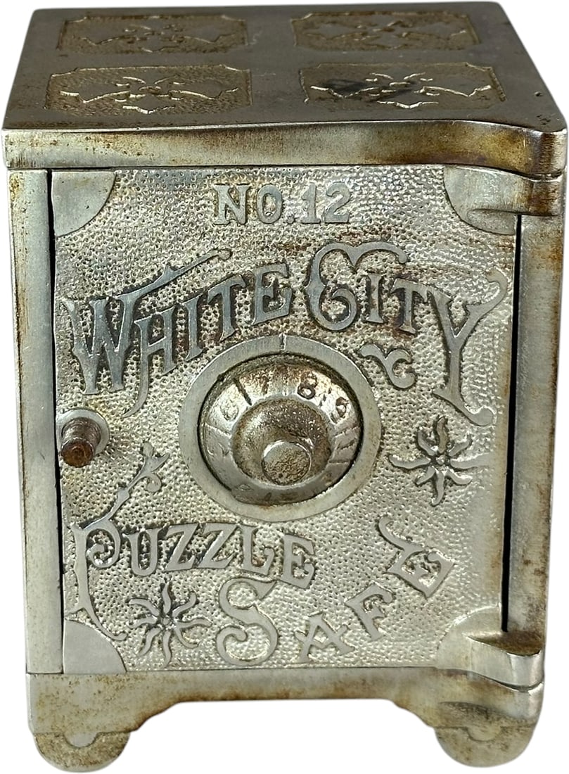 WHITE CITY PUZZLE SAFE STILL BANK (1 of 5)