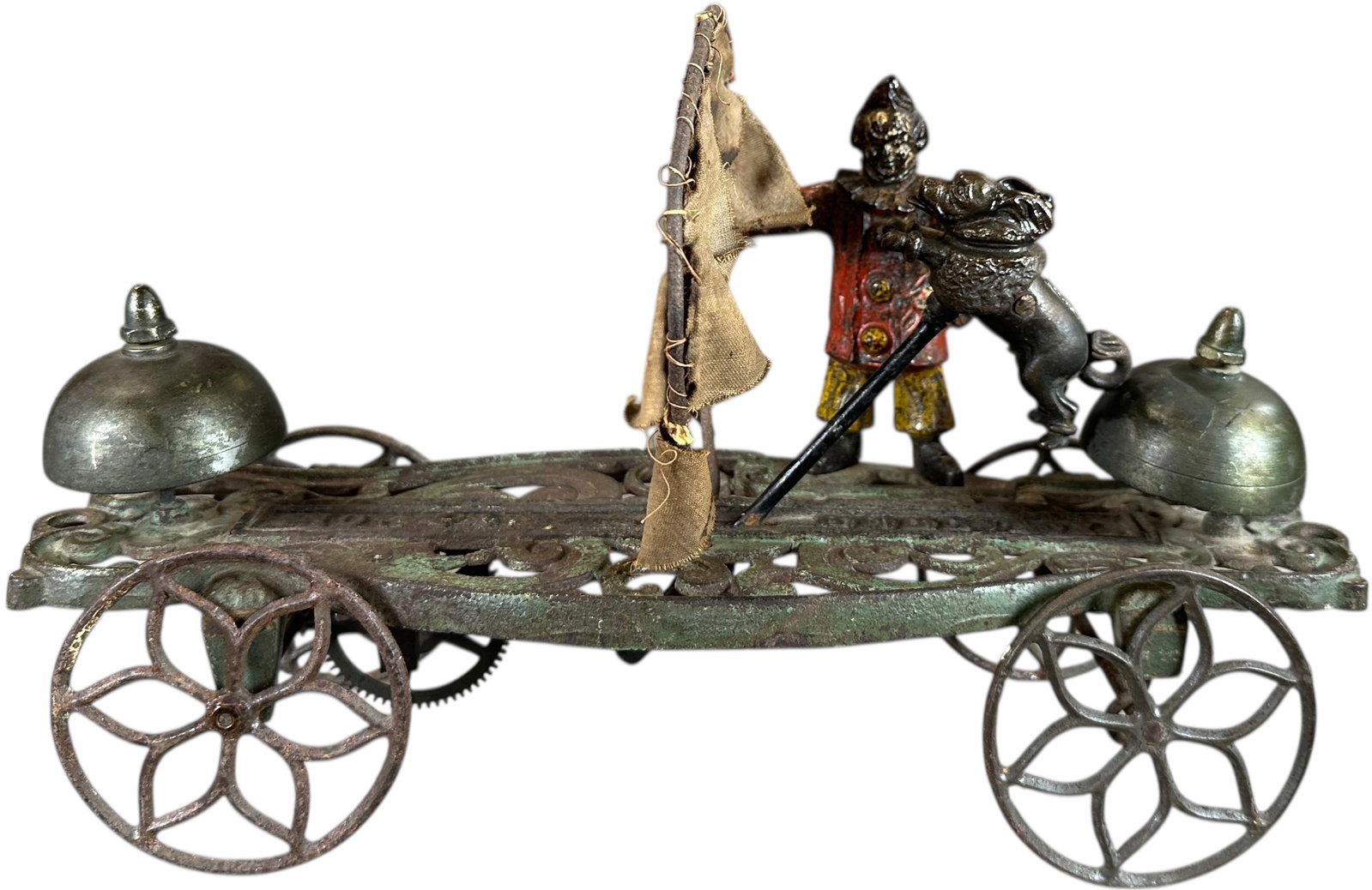 GONG BELL CLOWN & POODLE BELL TOY (1 of 10)