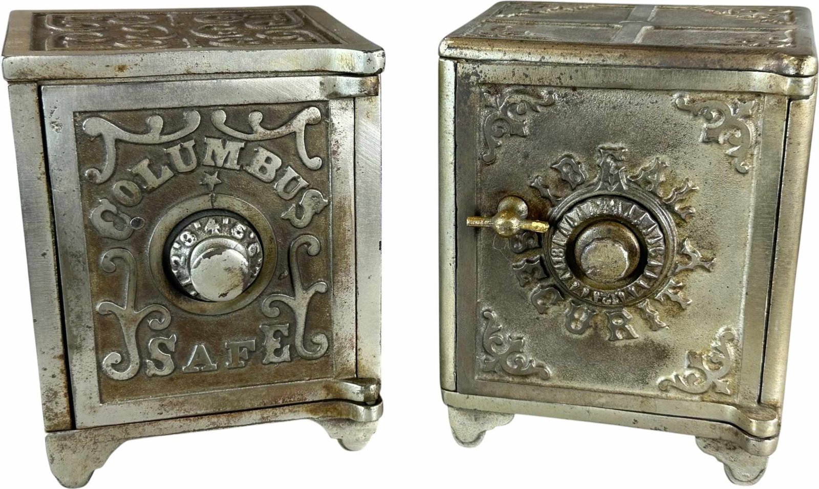 COLUMBUS & IDEAL SECURITY SAFES STILL BANKS (1 of 7)