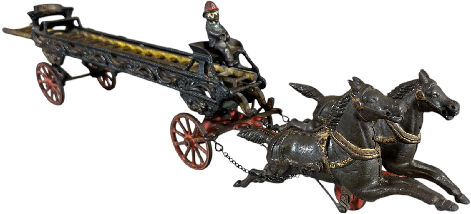 SMALL IVES HOOK & LADDER WAGON (1 of 8)