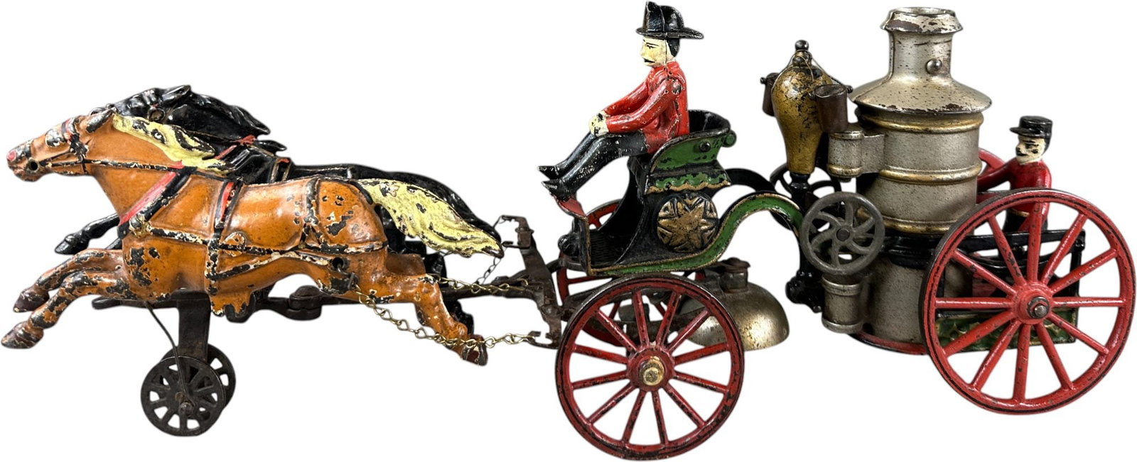 PRATT & LETCHWORTH TWO HORSE FIRE PUMPER (1 of 9)